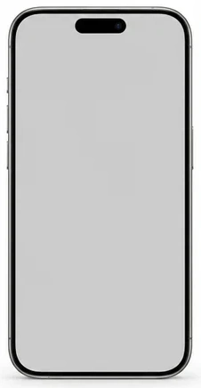 Realistic 3D iPhone Pro frame