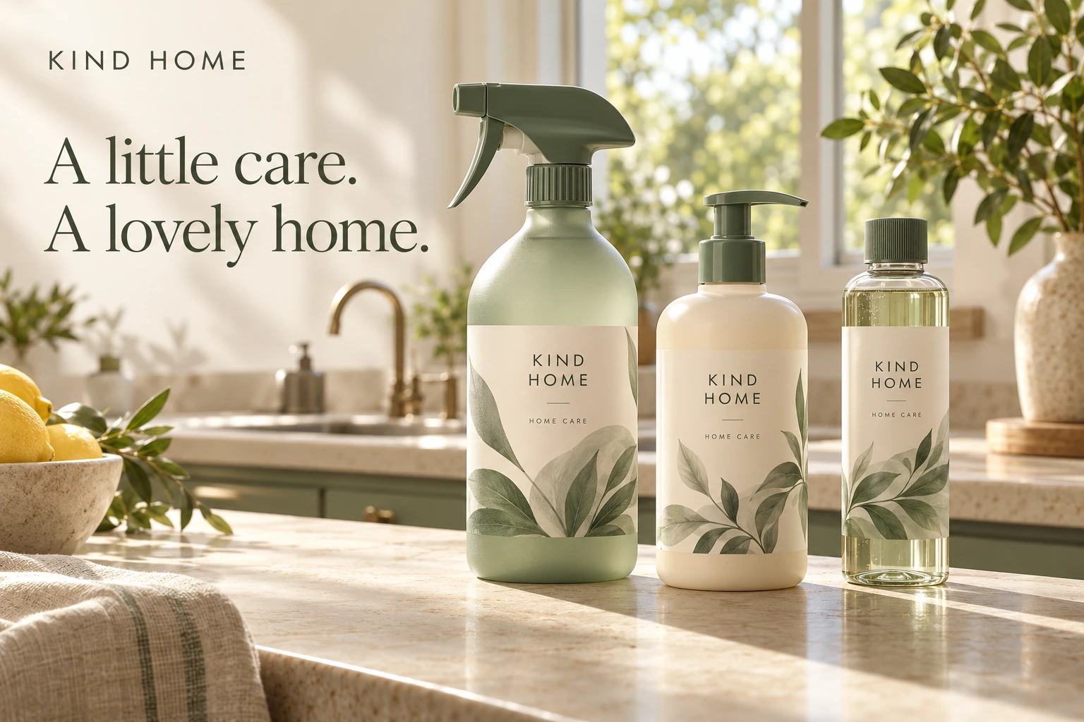 Illustrative kind home care creative study