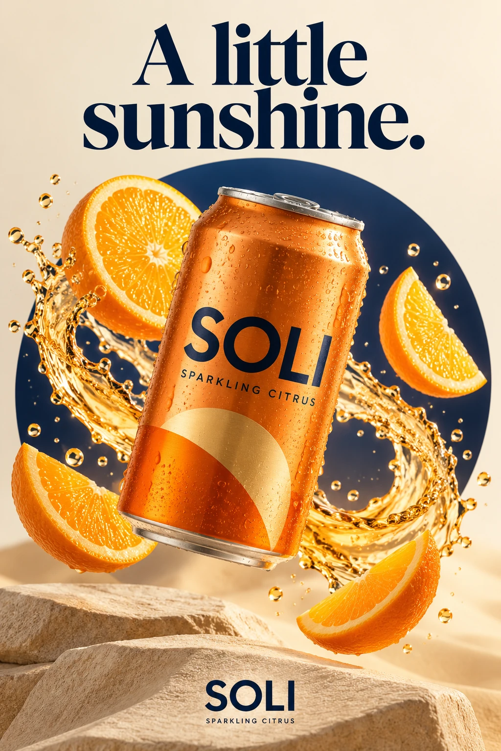 Illustrative soli 3d poster creative study